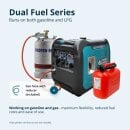 Könner & Söhne Gasoline/LPG Inverter Generator 5000 W 230 V KS 5500iEG S