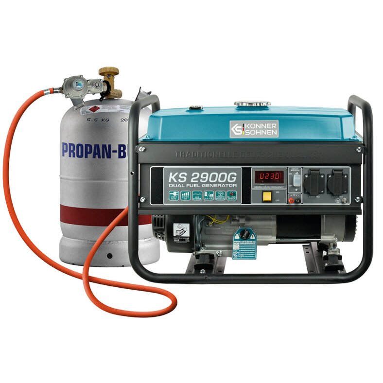 Könner & Söhne Benzin-/LPG-Stromerzeuger 2500 W 230 V KS 2900G