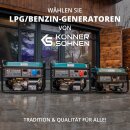 Könner & Söhne Benzin-/LPG-Stromerzeuger 2500 W 230 V KS 2900G