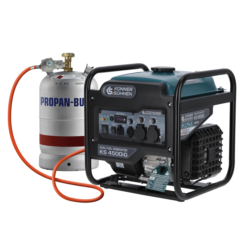 Könner & Söhne Benzin-/LPG-Inverter-Stromerzeuger 4200 W 230 V KS 4500iG