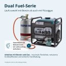 Könner & Söhne Gasoline/LPG Inverter Generator 4200 W 230 V KS 4500iG