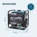 Könner & Söhne Gasoline/LPG Inverter Generator 4200 W 230 V KS 4500iG