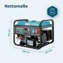 Könner & Söhne Benzin-Stromerzeuger 7500 W / 9,38 kVA 230/400 V KS 10000E 1/3