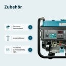 Könner & Söhne Gasoline Generator 7500 W / 9.38 kVA 230/400 V KS 10000E 1/3