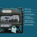 Könner & Söhne Gasoline Inverter Generator 4200 W 230 V KS 4500i