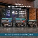 Könner & Söhne Gasoline/LPG Generator 5000 W 230 V KS 7000E G