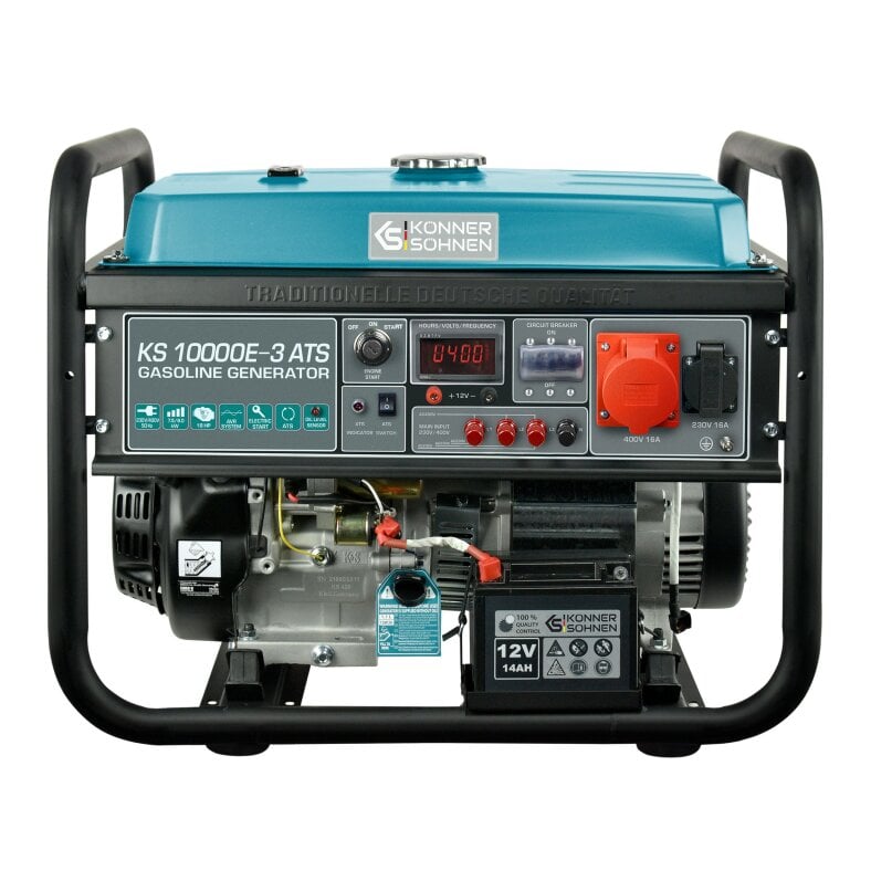 Könner & Söhne Gasoline Generator 9.38 kVA 400 V KS 10000E-3 ATS