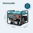 Könner & Söhne Gasoline Generator 9.38 kVA 400 V KS 10000E-3 ATS