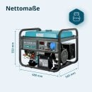 Könner & Söhne Gasoline Generator 7500 W 230 V KS 10000E ATS
