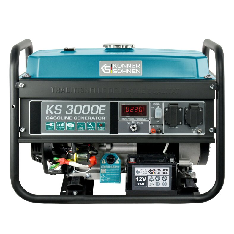 Könner & Söhne Benzin-Stromerzeuger 2600 W 230 V KS 3000E