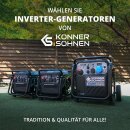 Könner & Söhne Benzin-Inverter-Stromerzeuger 8000 W 230 V KS 8100iE ATSR