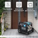Könner & Söhne Gasoline Inverter Generator 8000 W 230 V KS 8100iE ATSR