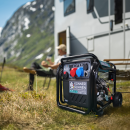 Könner & Söhne Benzin-Inverter-Stromerzeuger 8000 W / 8 kVA 230/400 V KS 8100iE 1/3 ATSR