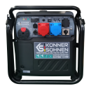 Könner & Söhne Gasoline Inverter Generator 8000 W / 8 kVA 230/400 V KS 8100iE 1/3 ATSR