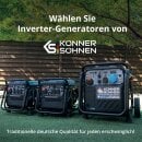 Könner & Söhne Gasoline Inverter Generator 8000 W / 8 kVA 230/400 V KS 8100iE 1/3 ATSR