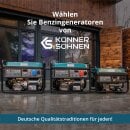 Könner & Söhne Gasoline Generator 5000 W 230 V KS 7000E ATS