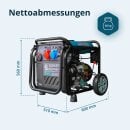 Könner & Söhne Gasoline/LPG Inverter Generator 8000 W / 8 kVA 230/400 V KS 8100iEG 1/3