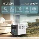 Könner & Söhne LiFePO4-Powerstation 2500 W...