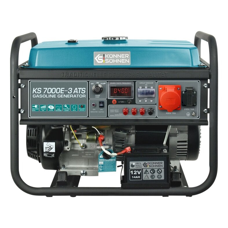 Könner & Söhne Gasoline Generator 6.25 kVA 400 V KS 7000E-3 ATS