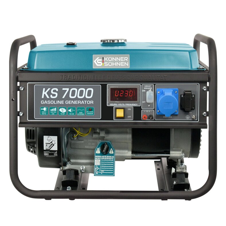Könner & Söhne Benzin-Stromerzeuger 5000 W 230 V KS 7000