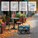 Könner & Söhne Gasoline Generator 5000 W 230 V KS 7000