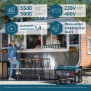 Könner & Söhne Benzin-Stromerzeuger 5000 W...