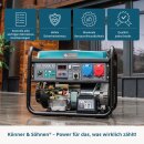 Könner & Söhne Benzin-Stromerzeuger 5000 W / 6,25 kVA 230/400 V KS 7000E 1/3