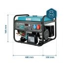 Könner & Söhne Gasoline Generator 5000 W / 6.25 kVA 230/400 V KS 7000E 1/3