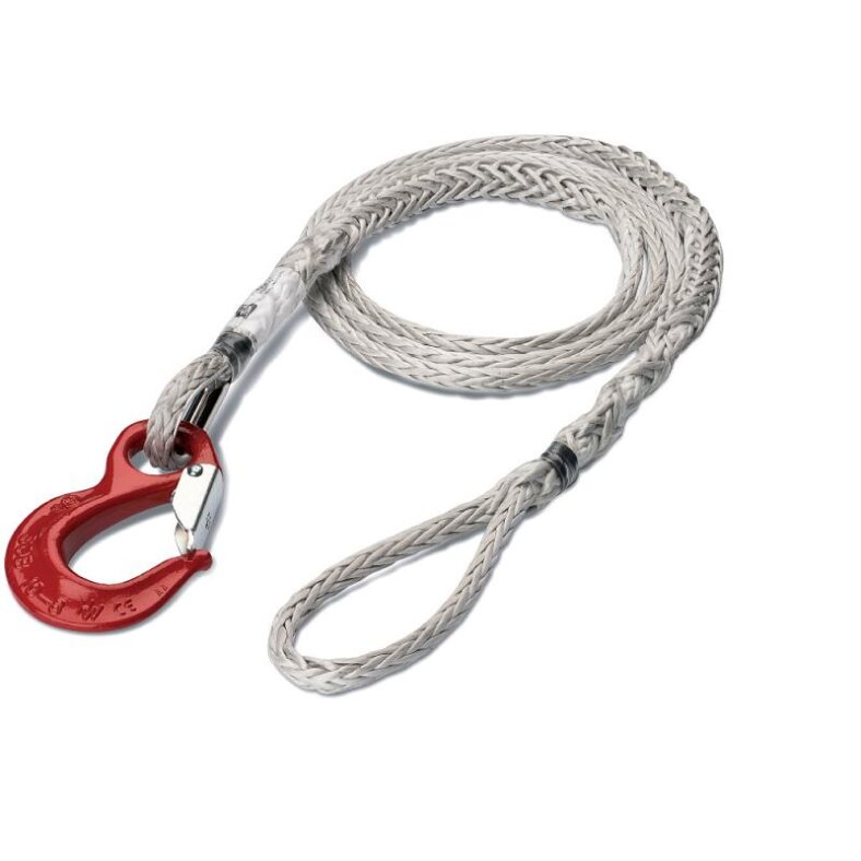 Seilflechter pull rope ø 12 mm with hook 12.5 t 12500 kg
