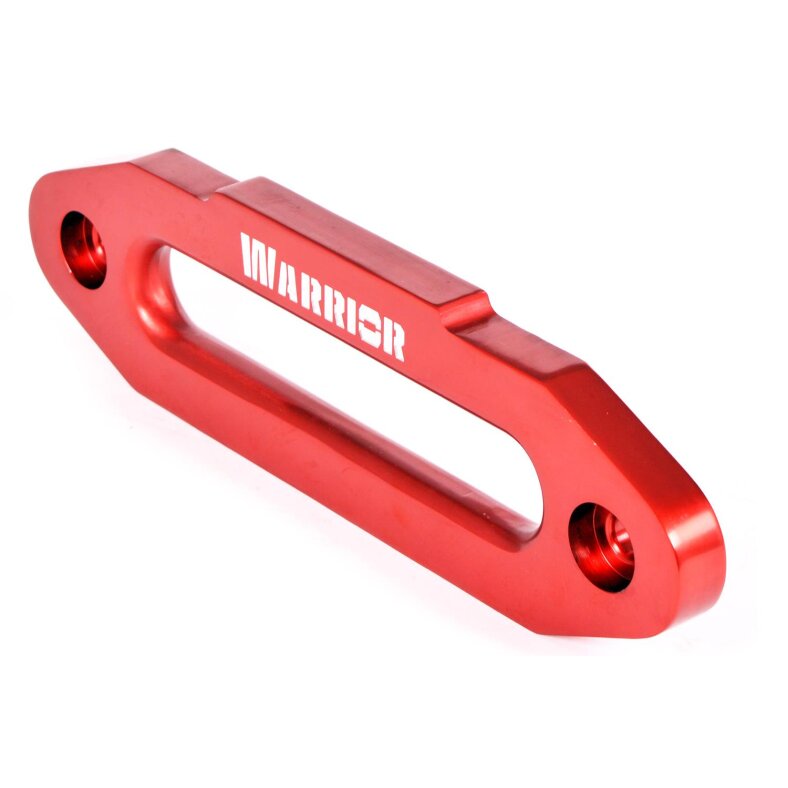 Aluminum rope window Warrior red with silver logo