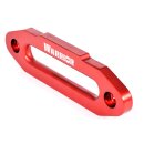 Aluminium Hawse Fairlead Warrior with Logo silver with red logo