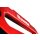 Aluminiumseilfenster Warrior rot mit silberfarbenem Logo