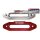 Aluminum rope window Warrior red with silver logo