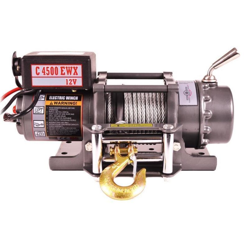 ATV/Quad Elektrische Seilwinde Warrior C4500EWX 2 t 24 V