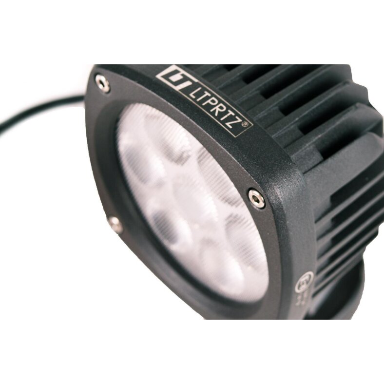SET 2 St. 35W LIGHTPARTZ LED Arbeitsscheinwerfer Punktlicht 10° 2x4340lm 