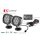 set 2 pcs 35w lightpartz led worklight spot light 10° 2x4340lm