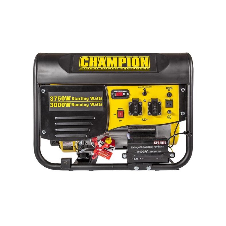 CHAMPION 3500 WATT GENERATOR (220V EURO)