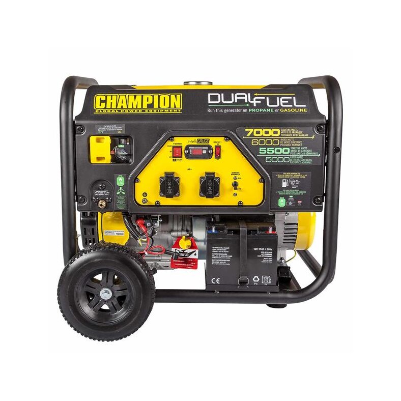 Champion 6500 Watt Benzin 5500 Watt Gas Generator Notstromaggregat Stromerzeuger 230V EU