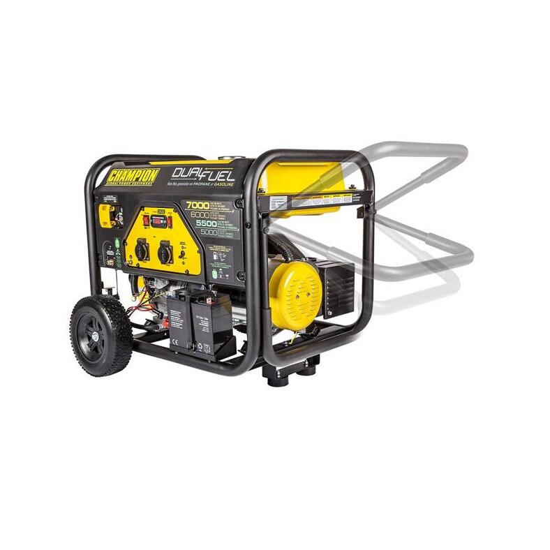 Champion 6500 Watt Benzin 5500 Watt Gas Generator Notstromaggregat Stromerzeuger 230V EU