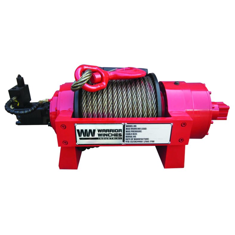 warrior jp industry hydraulic winch 13.5 t