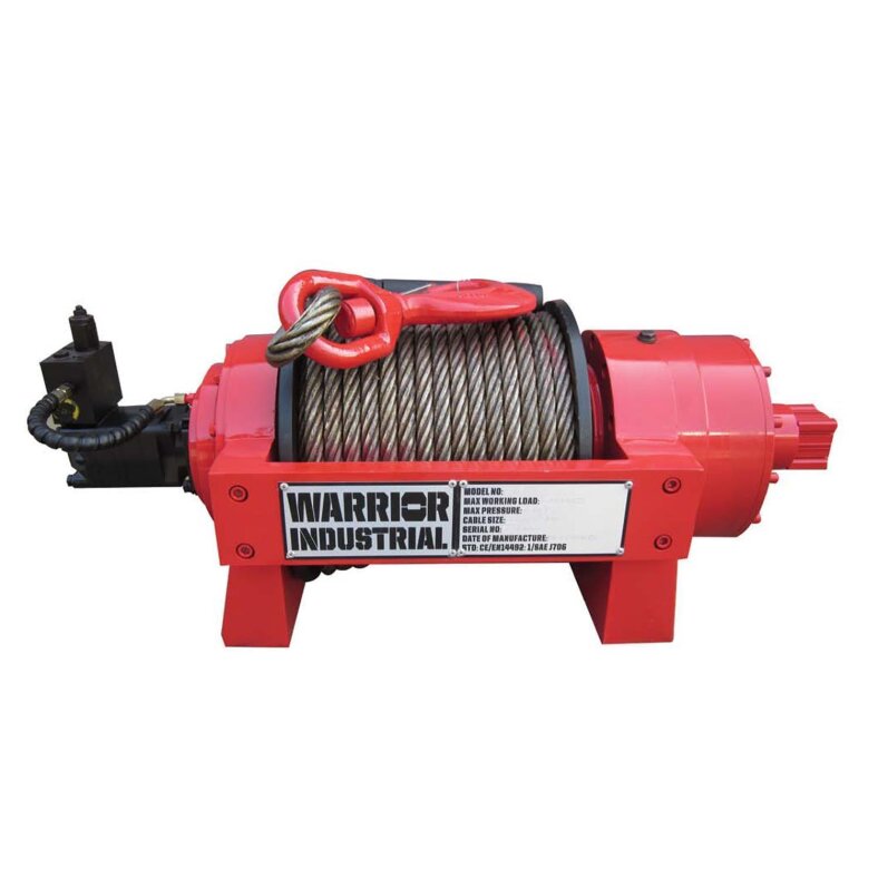 WARRIOR JP Industrie Seilwinde hydraulisch 15.0 t