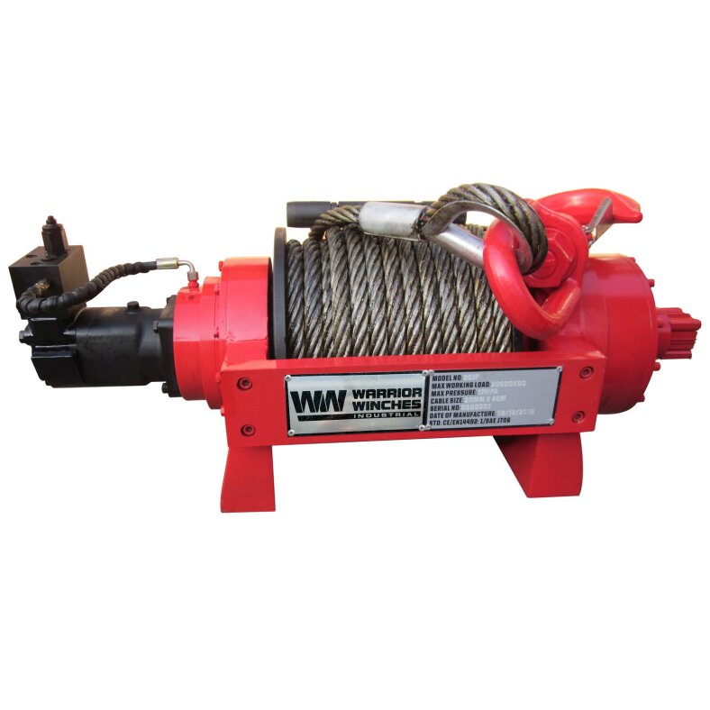 warrior jp industry hydraulic winch 20.0 t