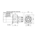 ComeUp CP-200 Hubwinde Seilwinde Hebezug 230V