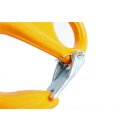 Loop hook 3.0 t with safety lock yellow
