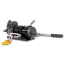 Cable winch system trailer ahk ninja 4500 2 t plastic cable 12v incl. quick release fastener