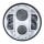 ltprtz® 7" led front headlight 2.0 for jeep ece chrome