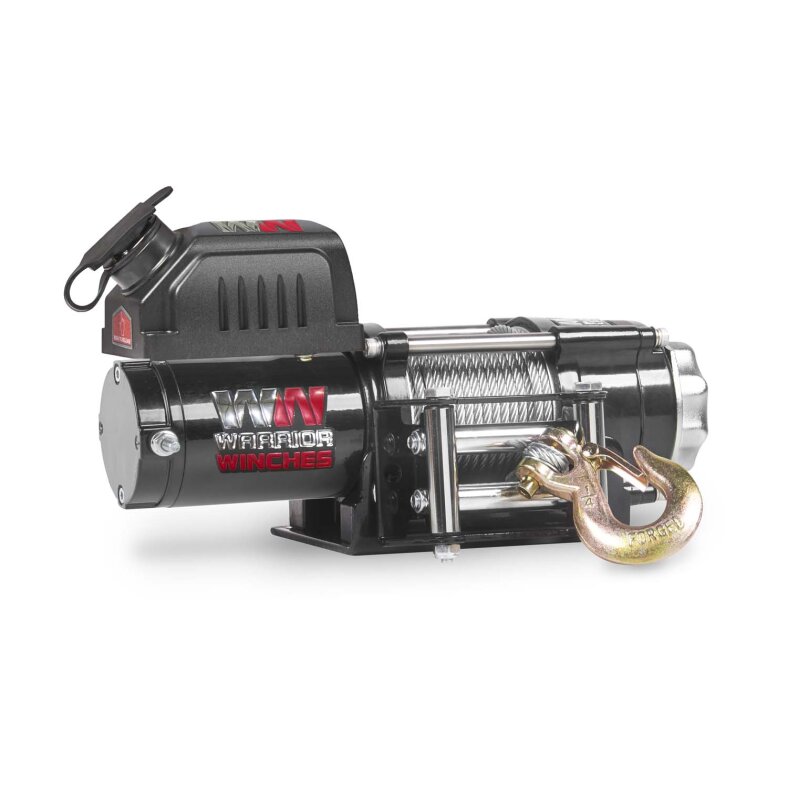 atv/utv quad electric winch warrior ninja 2500lb 1.1t 12v