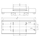 Montageplatte für 80NVSHY und 10NVSHY