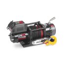 atv/utv quad electric winch warrior ninja 4500lb 2 ton 12 v plastic rope