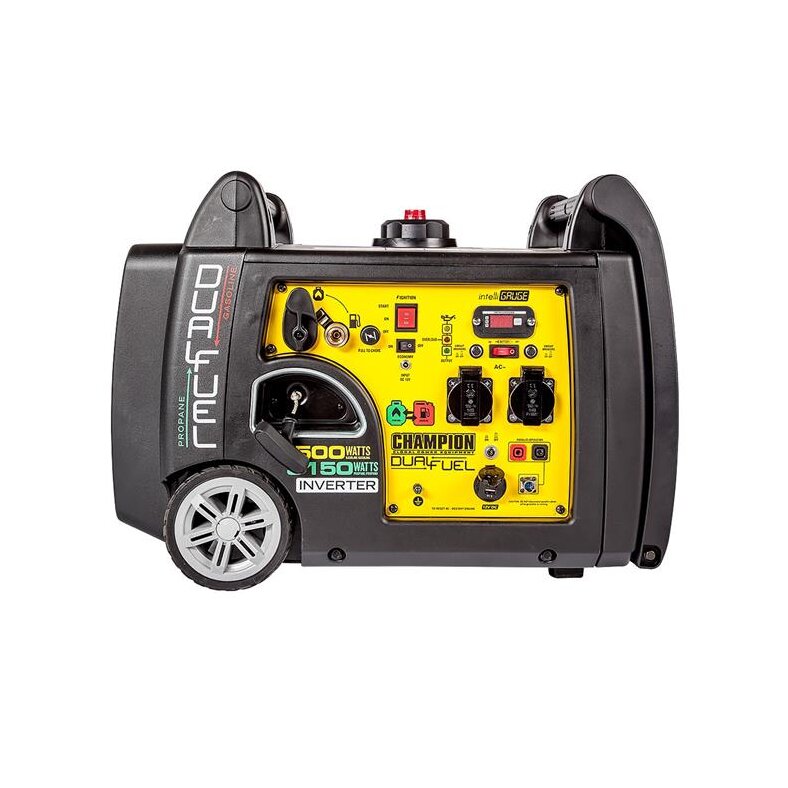 Champion Dual Fuel Inverter 3500W Benzin 3150W Gas Stromerzeuger mit E-Start 230V EU